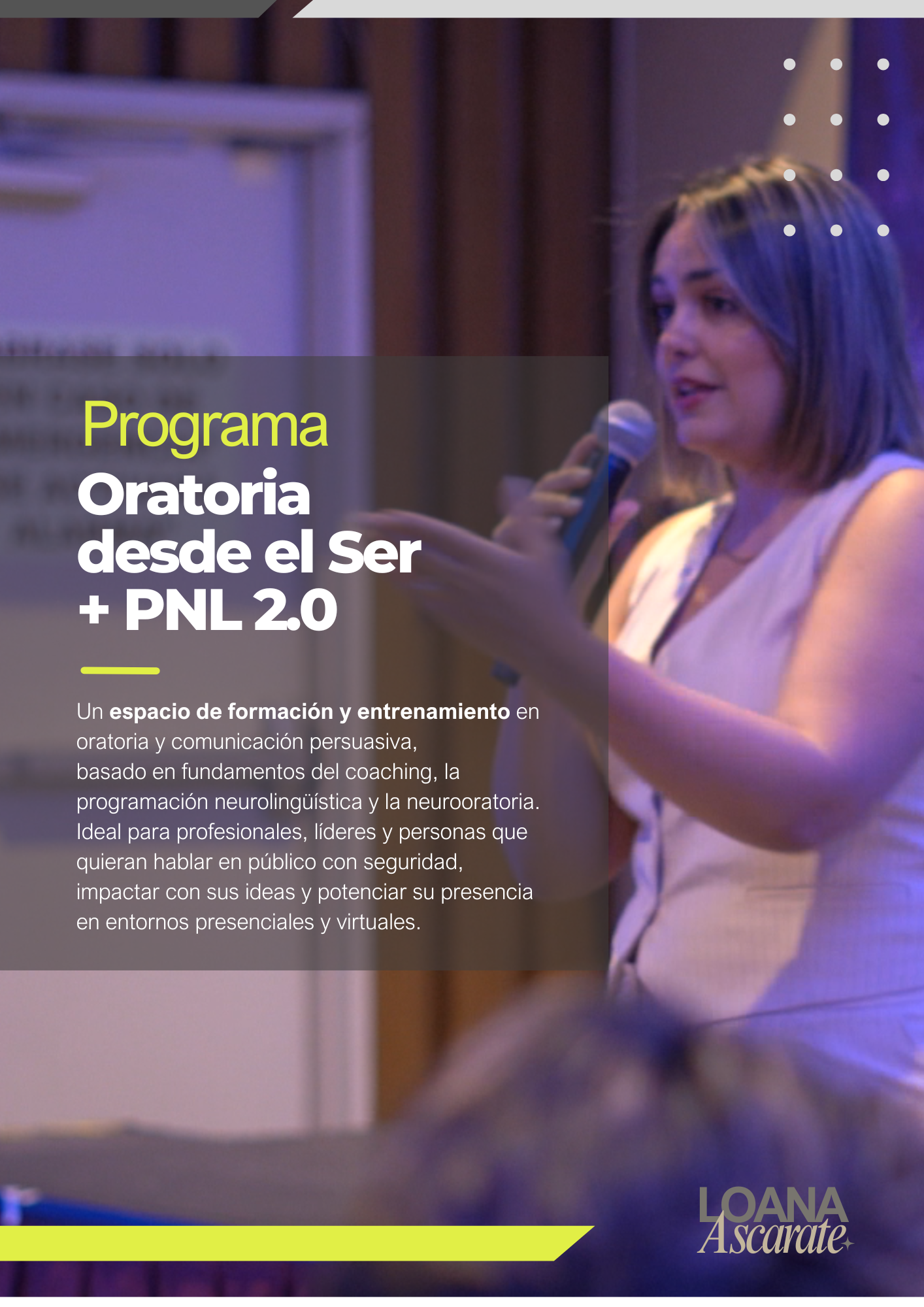 ORATORIA DESDE EL SER + PNL